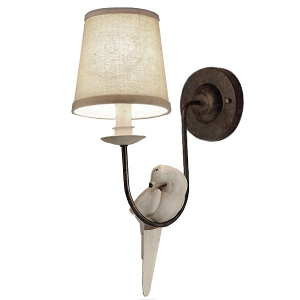 Бра Norman Bird Wall Lamp One II ivory ( слоновая кость ) в Санкт-петербурге | Loft Concept 