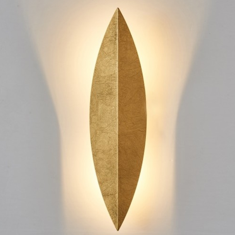 Art Deco Leaf Wall Lamp Gold Золотой в Санкт-петербурге | Loft Concept 