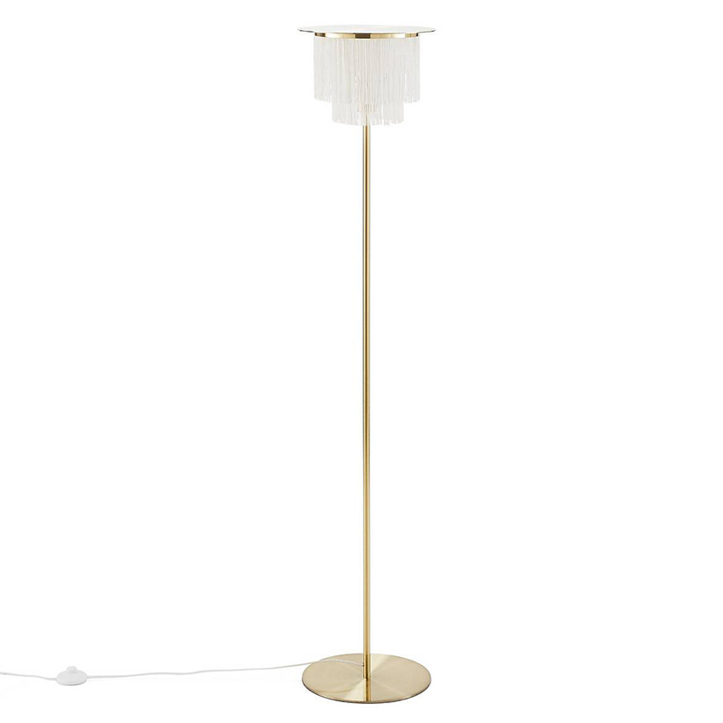 Торшер Houtique Floor lamp Cream Кремовый Латунь в Санкт-петербурге | Loft Concept 