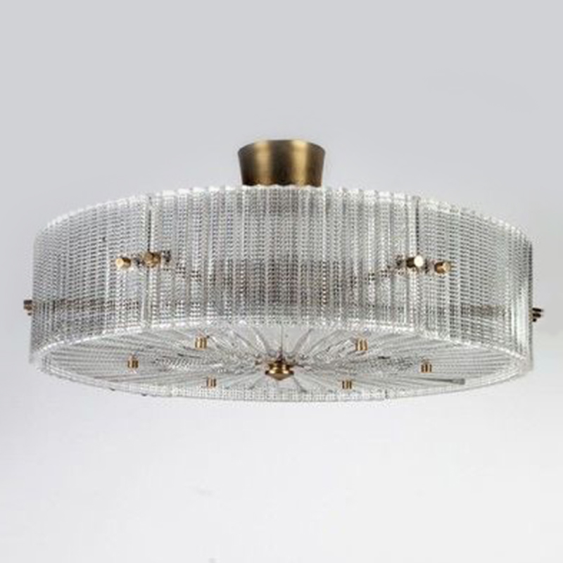 Потолочный светильник Cillian Ceiling Lamp Латунь Прозрачный в Санкт-петербурге | Loft Concept 