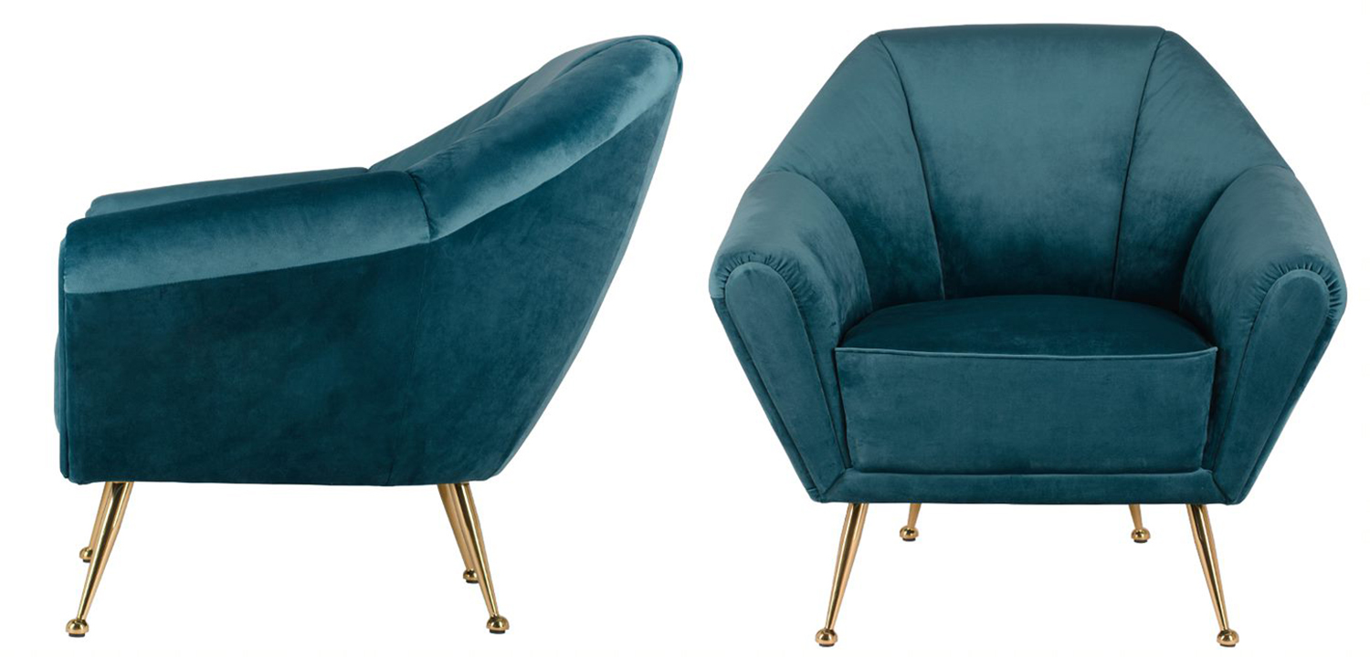 Кресло Brunner Chair blue - фото