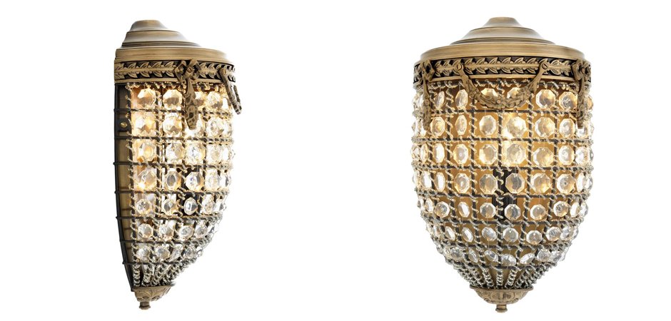 Бра Eichholtz Wall Lamp Emperor Brass - Loft-Concept в Санкт-петербурге