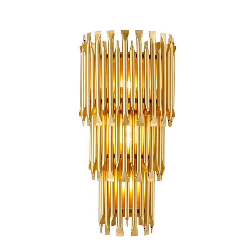 Бра MATHENY III WALL LAMP by DELIGHTFULL Gold Глянцевое золото матовое золото в Санкт-петербурге | Loft Concept 