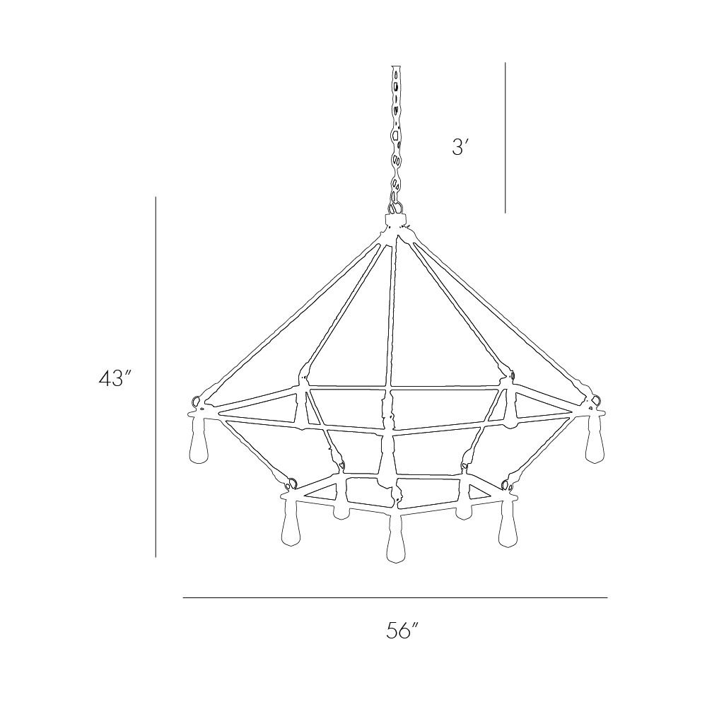 Люстра Arteriors MCINTYRE TWO TIERED CHANDELIER в Санкт-петербурге