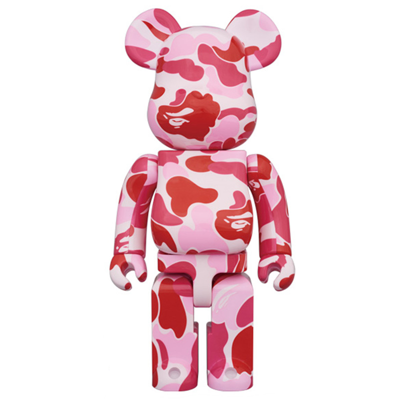 Статуэтка Bearbrick Camouflage Pink Розовый Красный в Санкт-петербурге | Loft Concept 