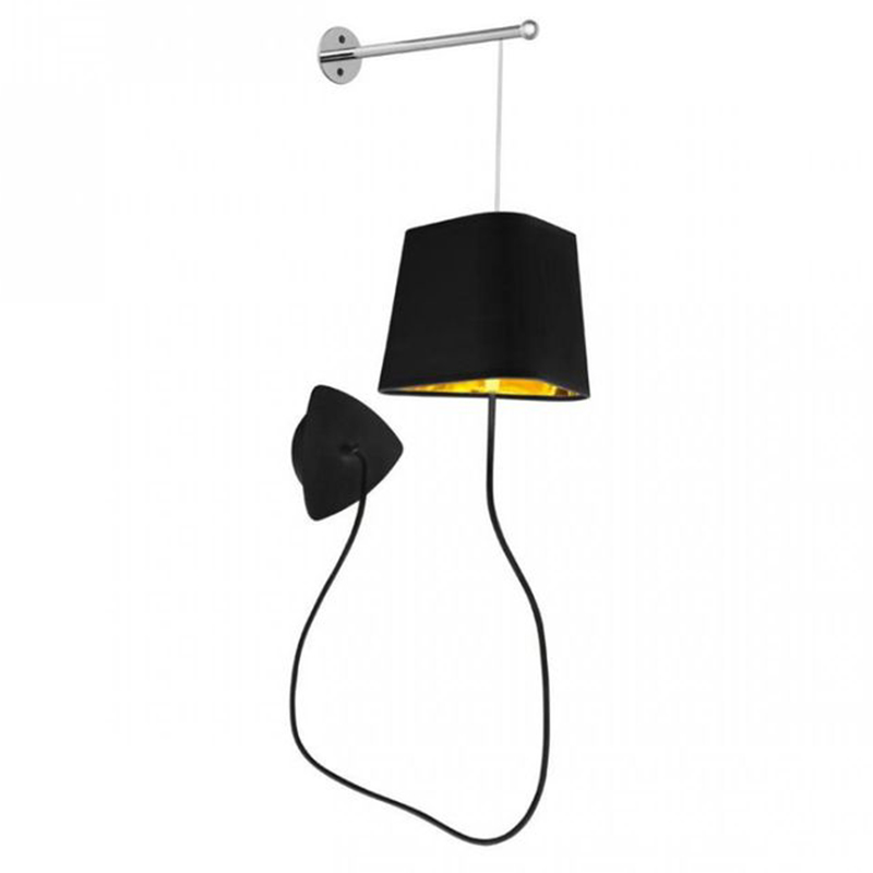 Бра Designheure Lighting Black Wall Lamp Золотой Черный в Санкт-петербурге | Loft Concept 