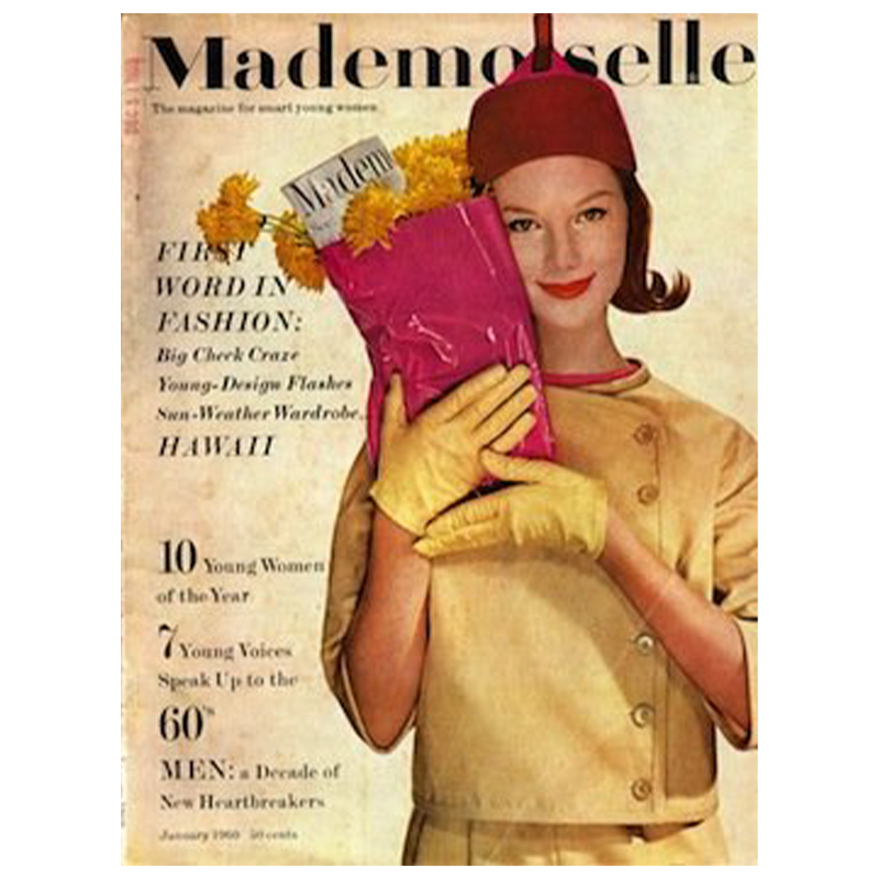 Постер Mademoiselle Cover 1960 January  в Санкт-петербурге | Loft Concept 