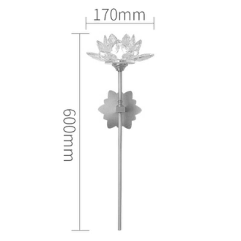 Бра Хрустальный Цветок Лотоса Lotus flower Wall Clear Glass D в Санкт-петербурге