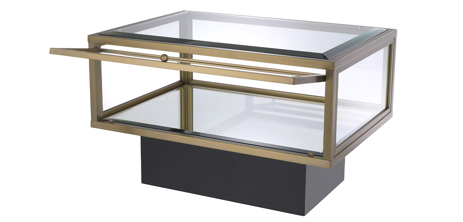 Приставной стол с витриной Eichholtz Side Table Ryan - фото