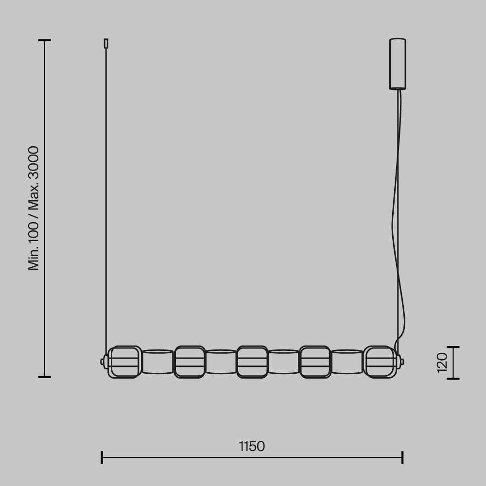 Подвесной светильник Ritmo 3000К 22Вт в Санкт-петербурге