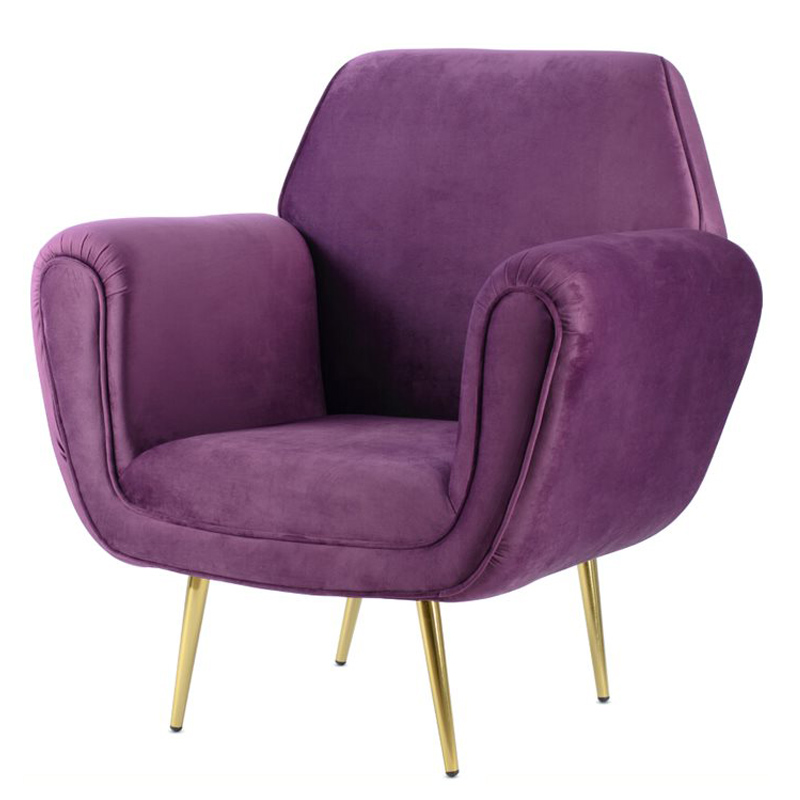 Кресло Lounge Chairs Gigi Radice purple Фиолетовый в Санкт-петербурге | Loft Concept 