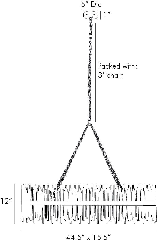 Люстра Arteriors PRESCOTT OVAL CHANDELIER в Санкт-петербурге