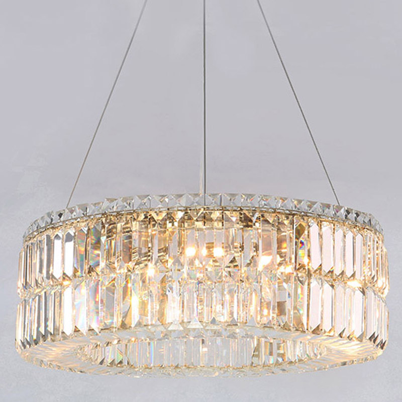 Люстра Darleen Crystal Gold Chandelier 12 Золотой Прозрачный (Transparent) в Санкт-петербурге | Loft Concept 