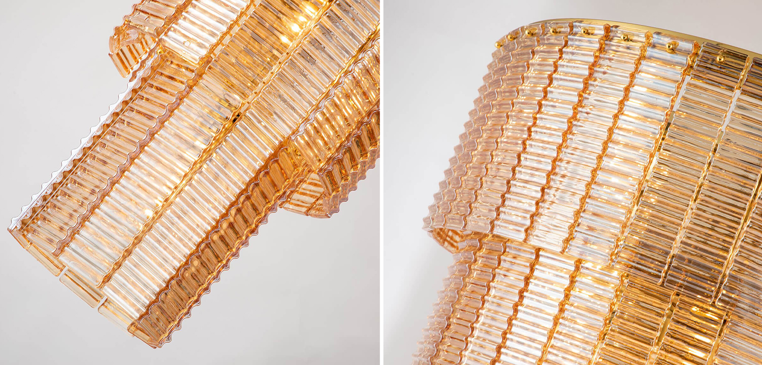 Люстра Branwen Amber Chandelier 71 - фото