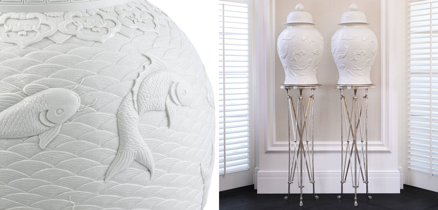 Ваза с крышкой Eichholtz Jar Voltaire - фото