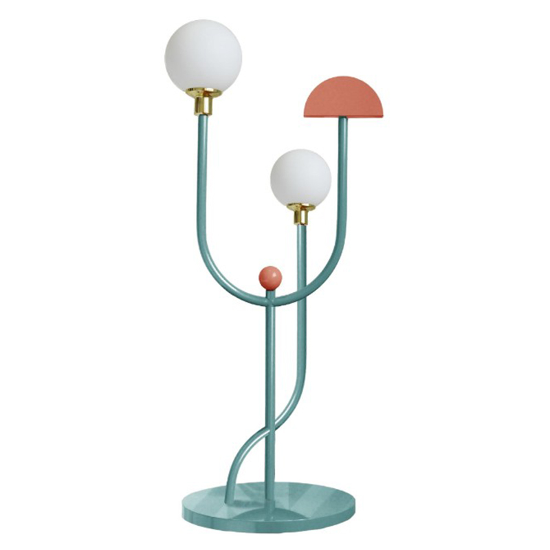 Дизайнерская Напольная Лампа Floor Lamp Design Lighting Deco Dovain Studio Sergio Prieto Designer Белый Красный Бирюзовый в Санкт-петербурге | Loft Concept 