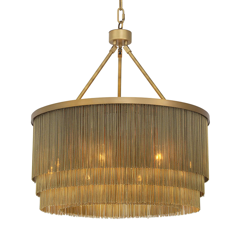 Люстра Eichholtz Chandelier Tissot S Brass Латунь в Санкт-петербурге | Loft Concept 