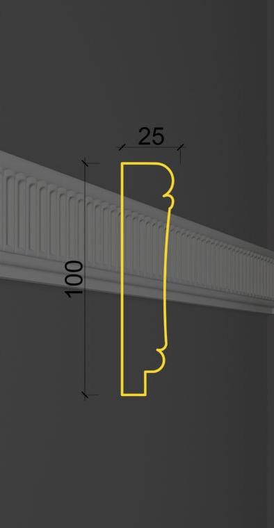 Молдинг с орнаментом MO-25 в Санкт-петербурге