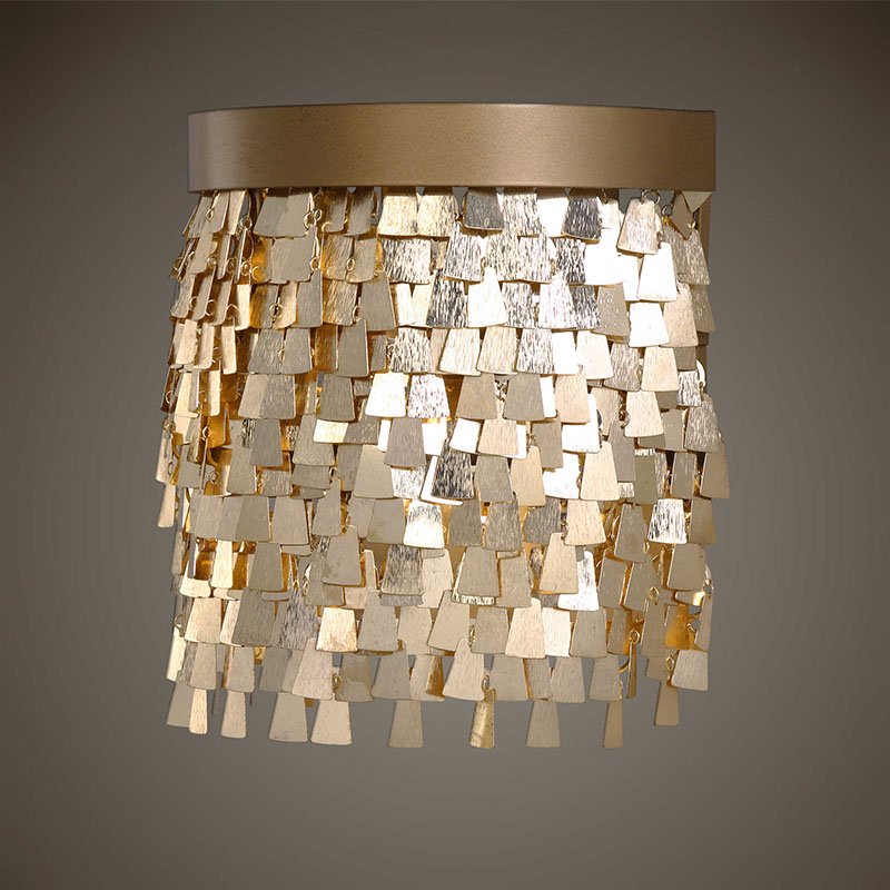 Бра Uttermost Lamps Tillie Wall Lamp Золотой в Санкт-петербурге | Loft Concept 