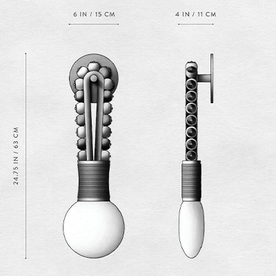 Бра TALISMAN LOOP SCONCE по дизайну студии Apparatus в Санкт-петербурге