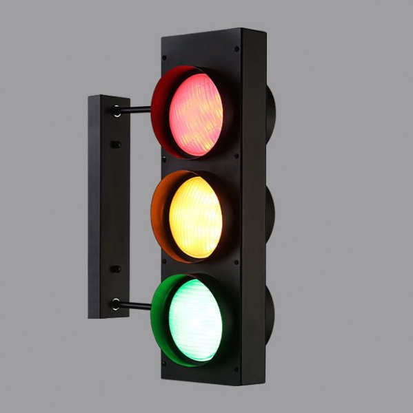 Бра Светофор Loft traffic light Wall lamp Duo  в Санкт-петербурге | Loft Concept 