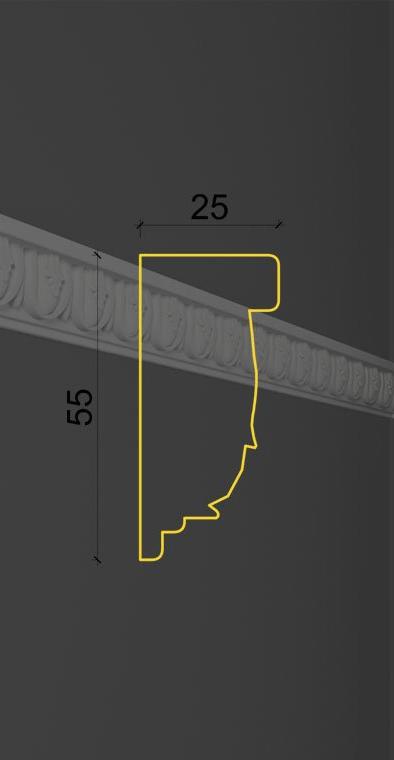Молдинг с орнаментом MO-14 в Санкт-петербурге