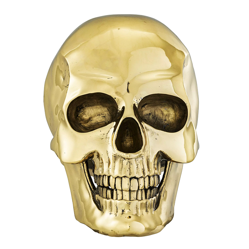 Аксессуар на стену Philipp Plein Gold Skull Wall element Золотой в Санкт-петербурге | Loft Concept 