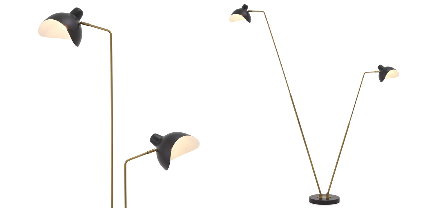 Торшер Eichholtz Floor Lamp Asta Double - фото