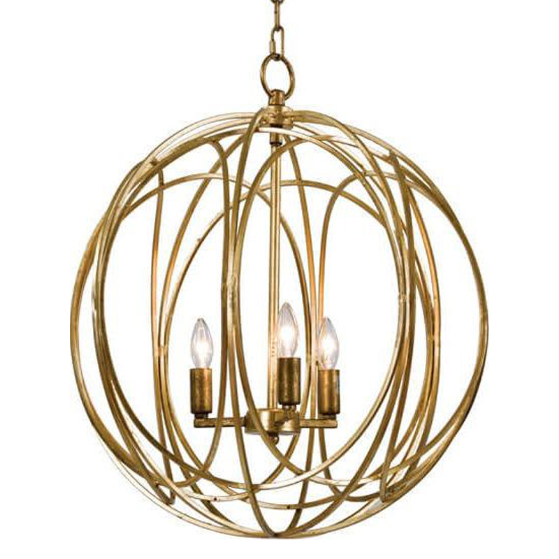 Люстра Golden Sphere Chandelier Золотой в Санкт-петербурге | Loft Concept 