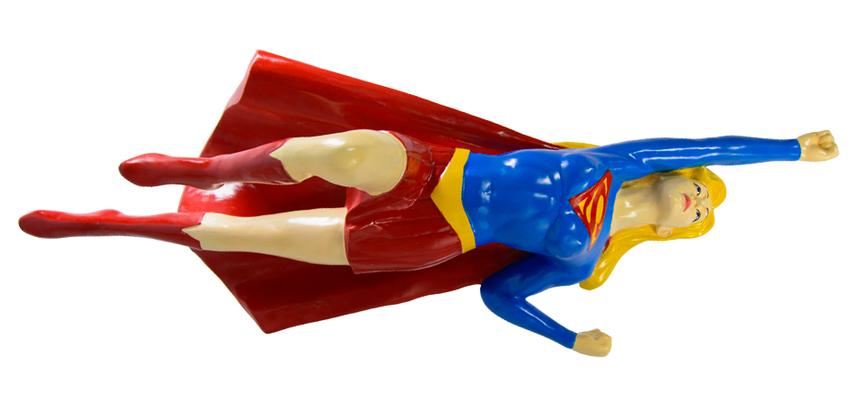 Большой арт-объект Superwoman - фото №1