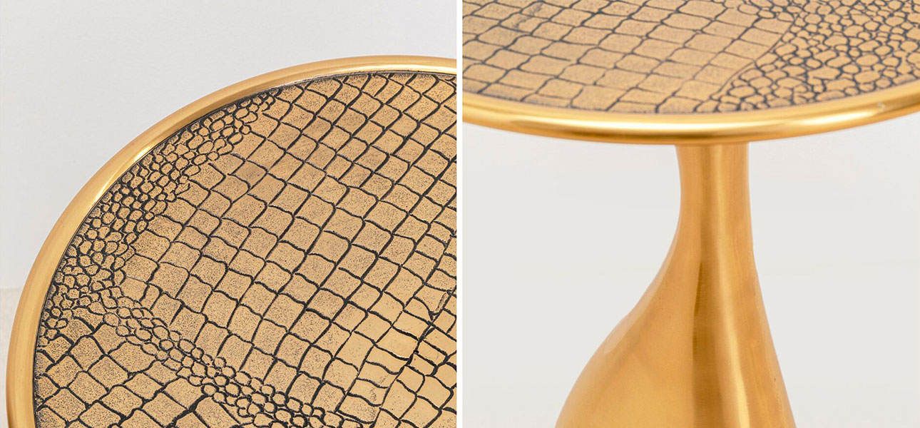 Столик золотой Elliot - фото №1