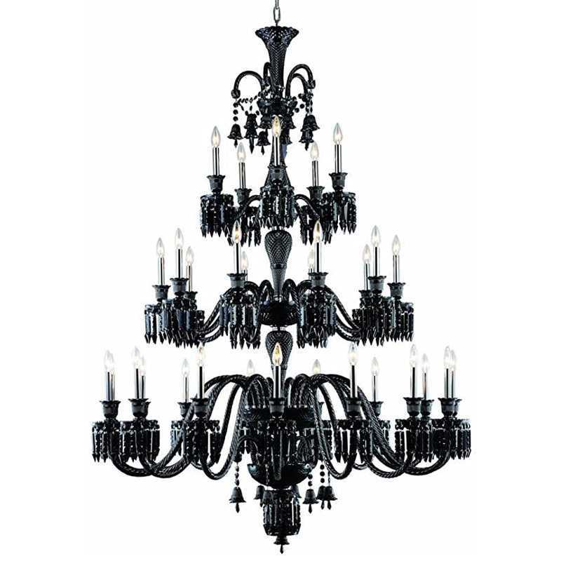 Люстра BACCARAT Zenith Midnight Chandelier 35 Черный в Санкт-петербурге | Loft Concept 