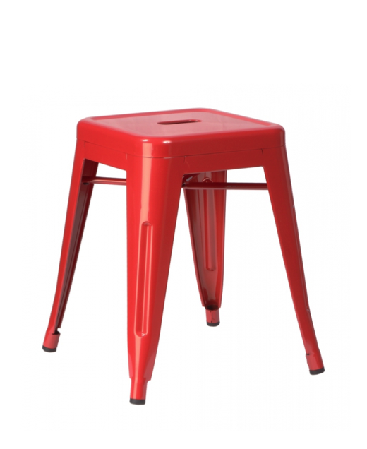 Кухонный стул Tolix Kitchen Stool 45 Черный Салатовый Нержавеющая сталь Голубой Желтый Зеленый Красный Оранжевый Белый в Санкт-петербурге | Loft Concept 