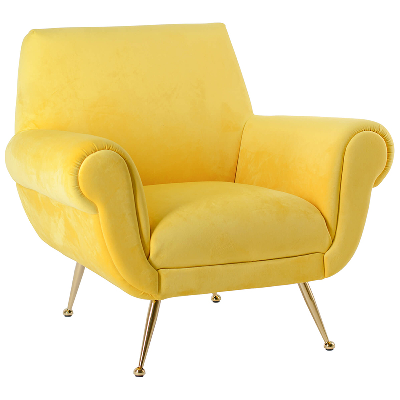 Кресло Lounge Chair Gigi Radice yellow Желтый в Санкт-петербурге | Loft Concept 