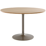 Круглый обеденный стол на одной ножке Remo Round Dining Table варинант исполнения - 1 | Loft Concept в Санкт-петербурге