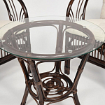 Комплект уличной мебели из ротанга Serenity Dark Brown варинант исполнения - 4 | Loft Concept в Санкт-петербурге