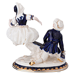 Статуэтка фарфоровая Влюбленная пара Charming Statuette варинант исполнения - 2 | Loft Concept в Санкт-петербурге