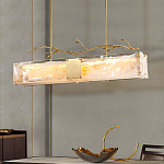 Люстра прямоугольная из фактурного стекла Chandelier Beam варинант исполнения - 6 | Loft Concept в Санкт-петербурге