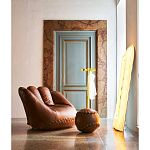 Дизайнерский кожаный пуф в виде бейсбольного мяча Poltronova Joe Ball Pouf варинант исполнения - 4 | Loft Concept в Санкт-петербурге