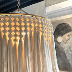 Люстра белая плетеная с кисточками Boho Tassel Chandelier варинант исполнения - 4 | Loft Concept в Санкт-петербурге