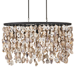 Люстра овальная с подвесками из устричных раковин Sea Ravens варинант исполнения - 3 | Loft Concept в Санкт-петербурге