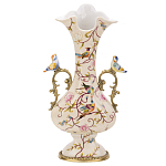 Ваза из фарфора с бронзовыми вставками Eden Garden варинант исполнения - 1 | Loft Concept в Санкт-петербурге