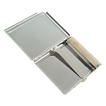 Портсигар на 10 сигарет с газовой зажигалкой из натурального камня Малахит Stone Cigarettes Cases варинант исполнения - 3 | Loft Concept в Санкт-петербурге