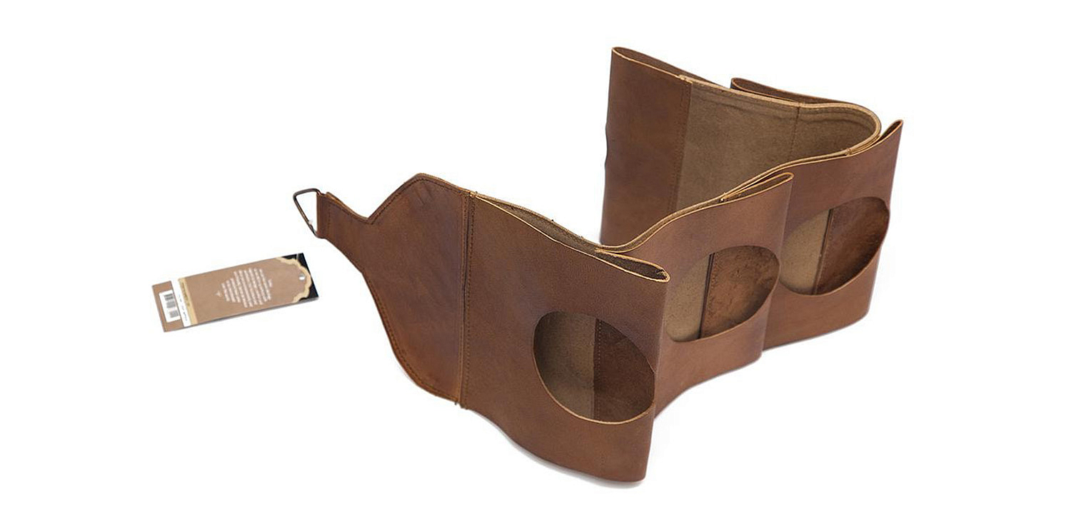 Бутылочница из кожи буйвола - Loft-Concept в Санкт-петербурге