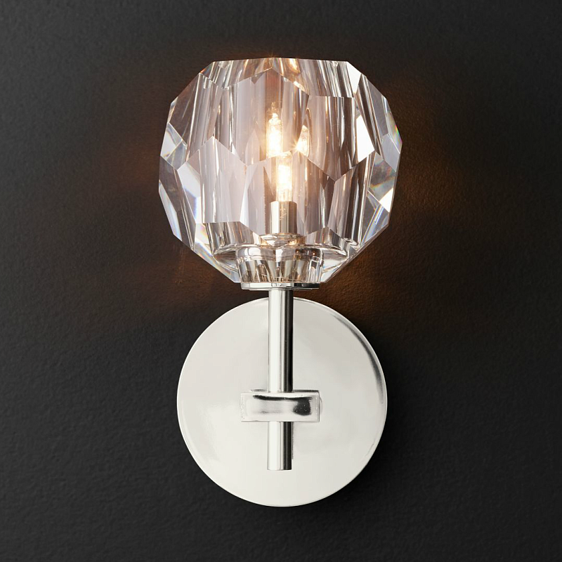  RH Boule de Cristal Single Sconce Chrome   - | Loft Concept 