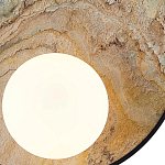 Бра круглое с каменным диском в металлической раме Sandstone Painting варинант исполнения - 3 | Loft Concept в Санкт-петербурге