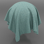 Мебельная ткань Шенилл бирюзовый цвет 142 см T4-61 варинант исполнения - 12 | Loft Concept в Санкт-петербурге