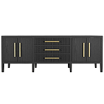 Большая VT-тумба Primo шпон Черный дуб варинант исполнения - 1 | Loft Concept в Санкт-петербурге