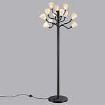 Торшер с плафонами из белых фарфоровых цветов на изогнутых ветвях Floralis варинант исполнения - 4 | Loft Concept в Санкт-петербурге