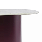 Журнальный столик овальный с мраморной столешницей Decor Showcase варинант исполнения - 3 | Loft Concept в Санкт-петербурге